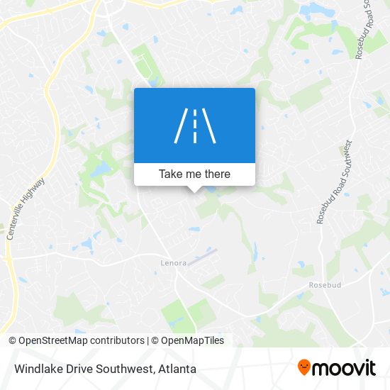 Mapa de Windlake Drive Southwest