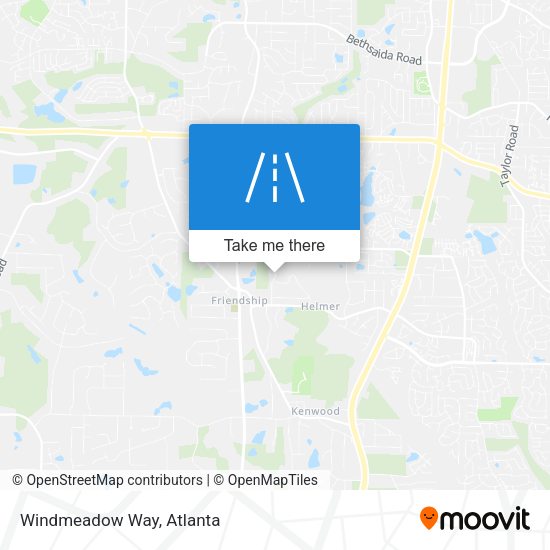 Mapa de Windmeadow Way