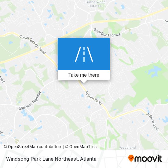 Mapa de Windsong Park Lane Northeast