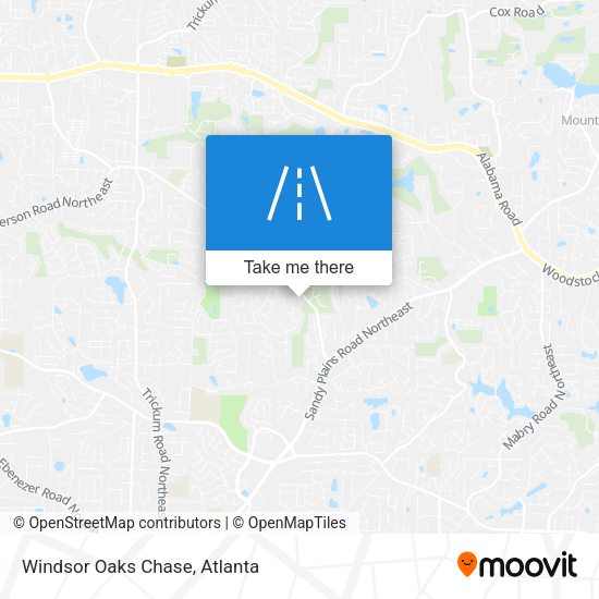 Mapa de Windsor Oaks Chase
