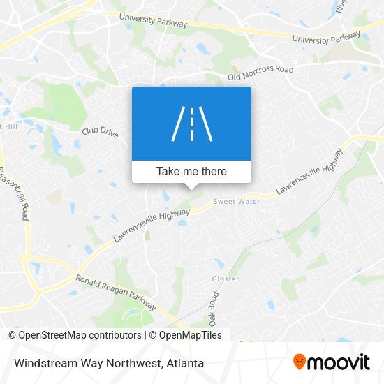 Windstream Way Northwest map