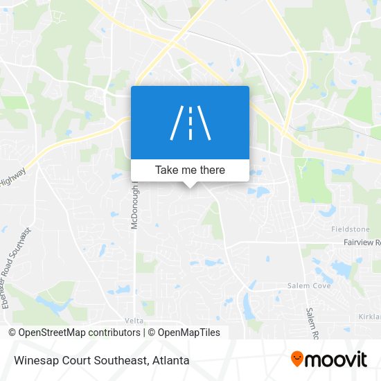Mapa de Winesap Court Southeast