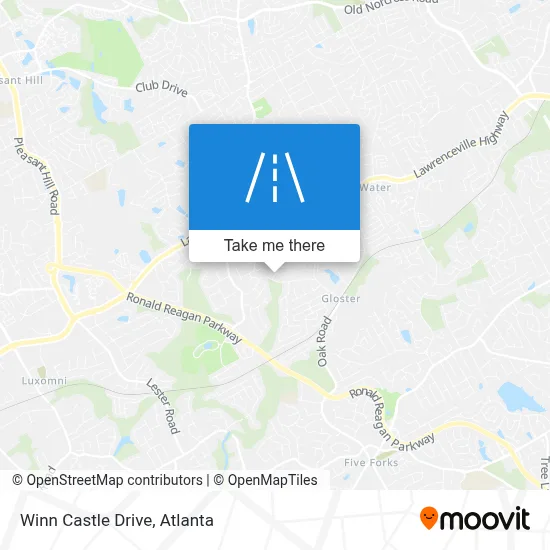 Winn Castle Drive map