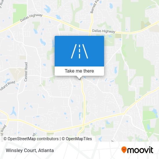 Mapa de Winsley Court