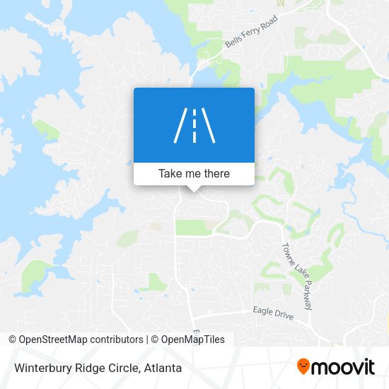 Winterbury Ridge Circle map