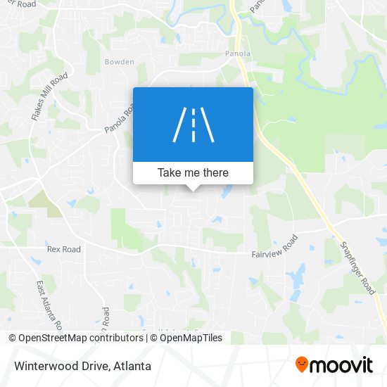 Winterwood Drive map