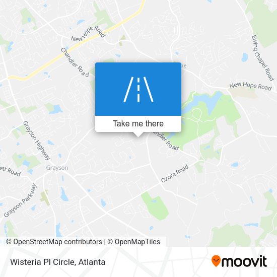 Mapa de Wisteria Pl Circle