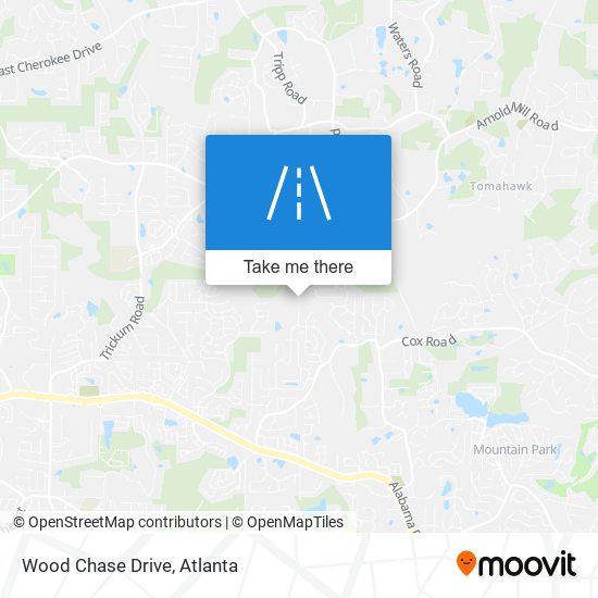 Wood Chase Drive map