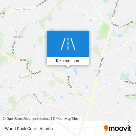 Mapa de Wood Duck Court