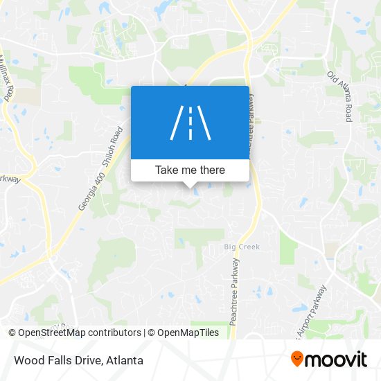 Mapa de Wood Falls Drive