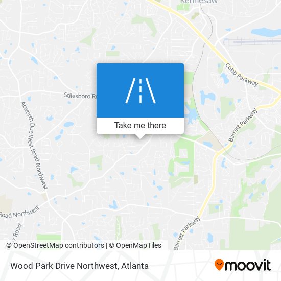 Mapa de Wood Park Drive Northwest