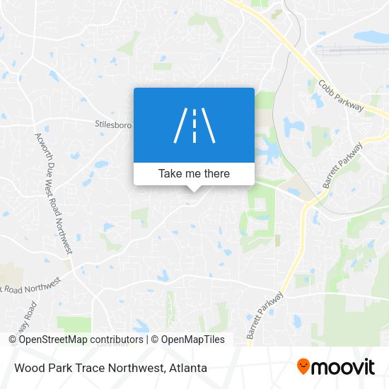 Wood Park Trace Northwest map