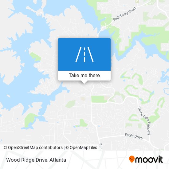Wood Ridge Drive map