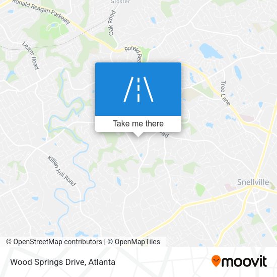 Wood Springs Drive map