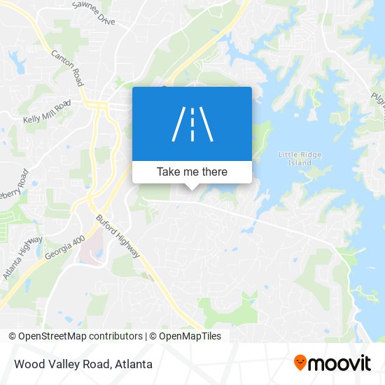 Mapa de Wood Valley Road