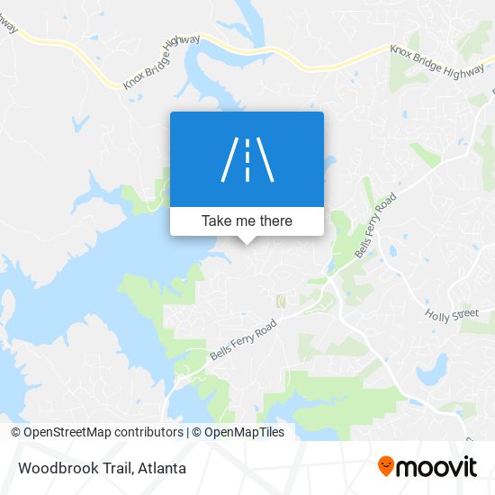 Mapa de Woodbrook Trail