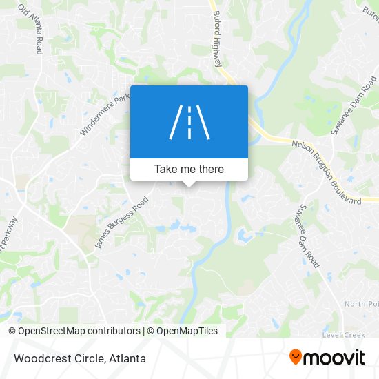 Woodcrest Circle map