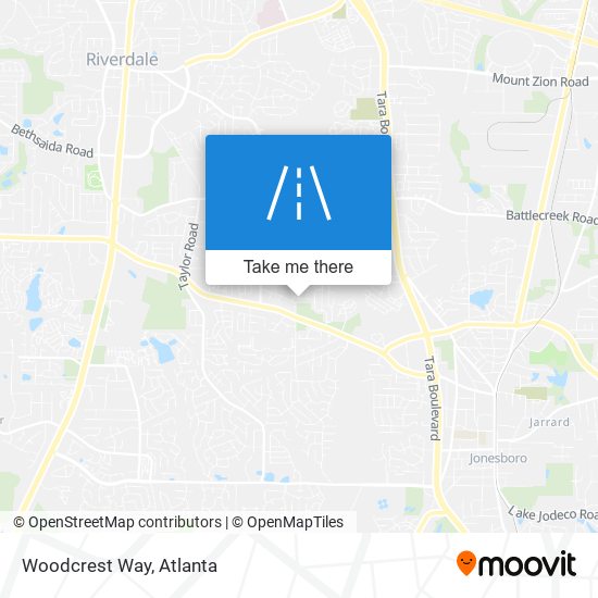 Woodcrest Way map