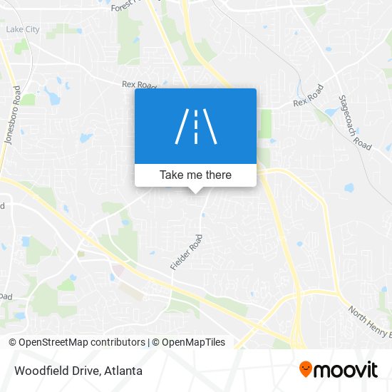 Woodfield Drive map