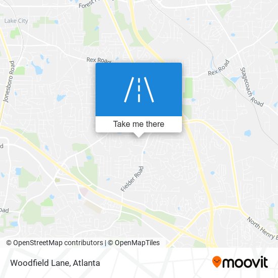 Woodfield Lane map