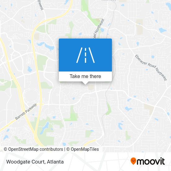 Mapa de Woodgate Court