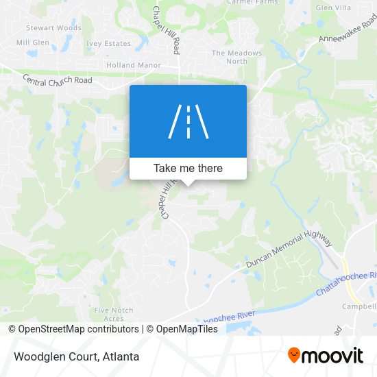 Mapa de Woodglen Court