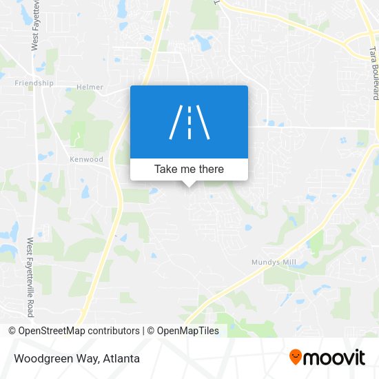 Mapa de Woodgreen Way