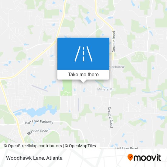 Mapa de Woodhawk Lane