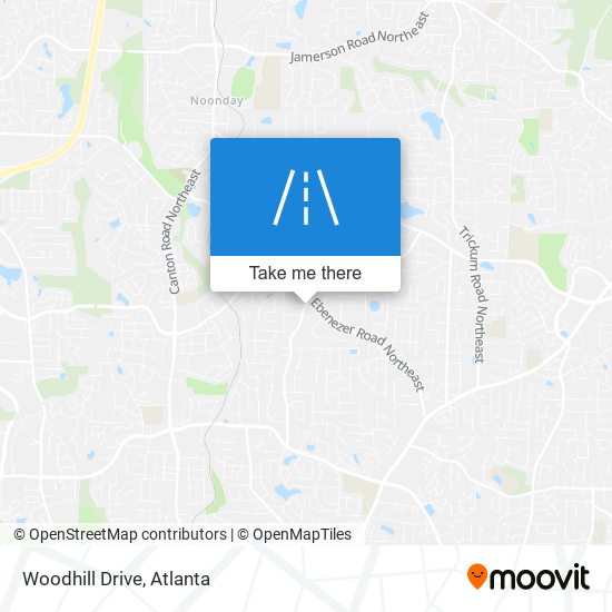 Mapa de Woodhill Drive