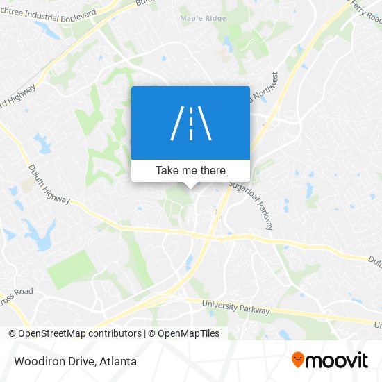 Woodiron Drive map