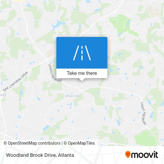 Mapa de Woodland Brook Drive