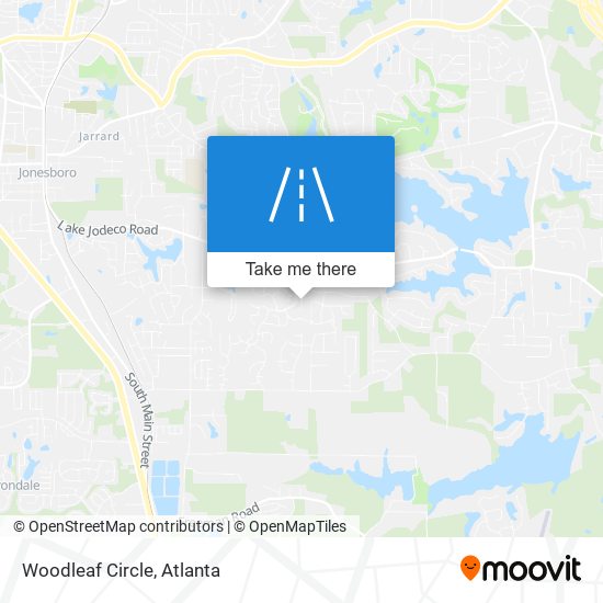 Mapa de Woodleaf Circle