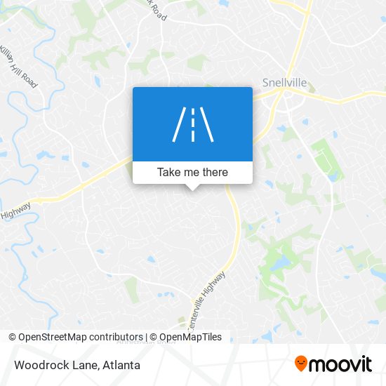 Mapa de Woodrock Lane