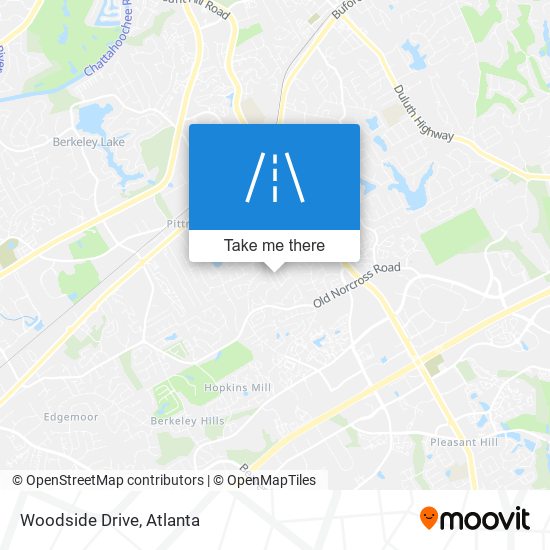 Woodside Drive map