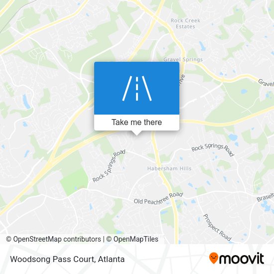 Mapa de Woodsong Pass Court
