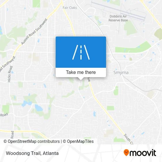 Woodsong Trail map