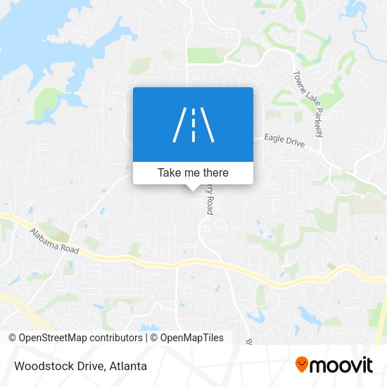 Woodstock Drive map