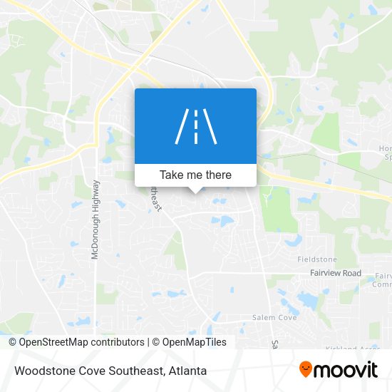 Mapa de Woodstone Cove Southeast
