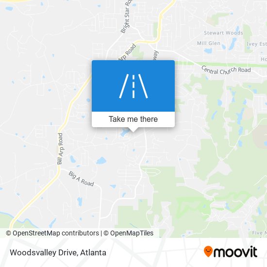 Woodsvalley Drive map