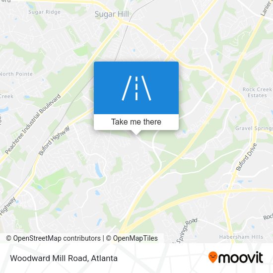 Mapa de Woodward Mill Road