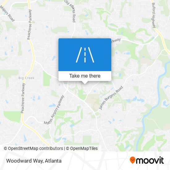 Mapa de Woodward Way