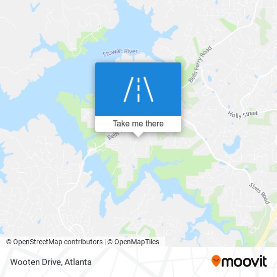 Wooten Drive map