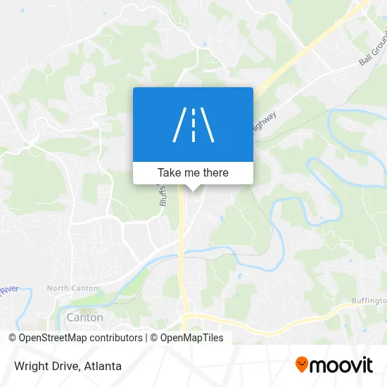 Wright Drive map