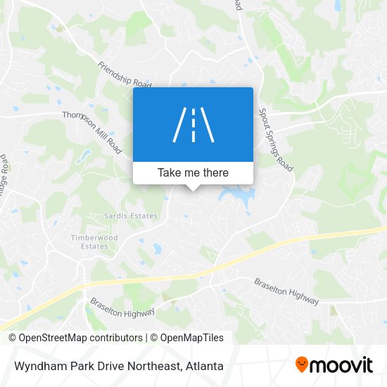 Wyndham Park Drive Northeast map