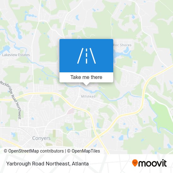 Yarbrough Road Northeast map