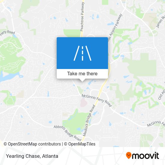 Mapa de Yearling Chase