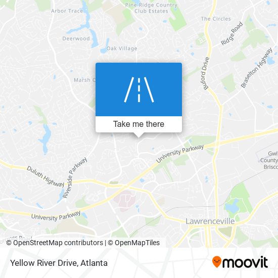 Yellow River Drive map