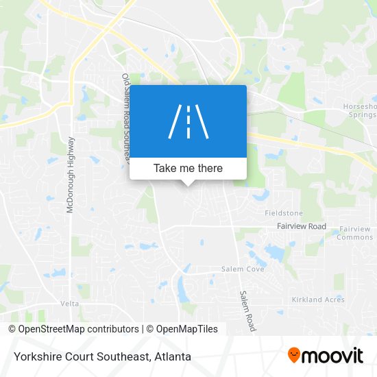 Yorkshire Court Southeast map