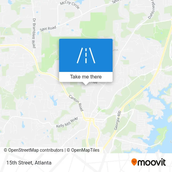 15th Street map