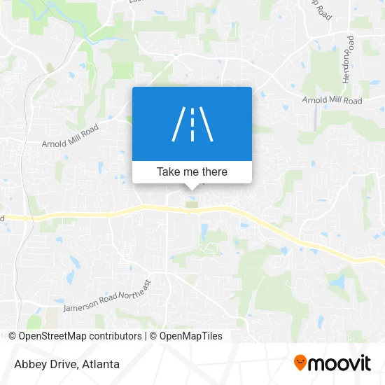 Abbey Drive map
